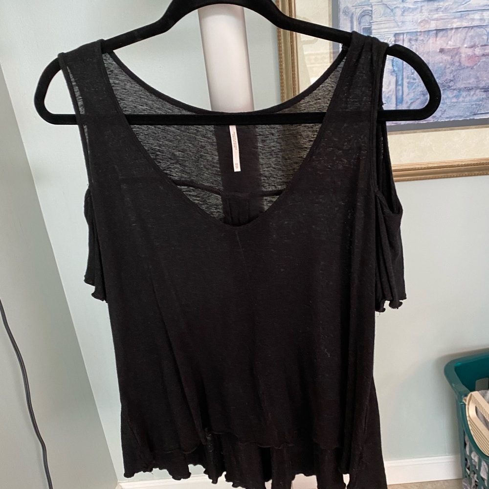 Free People Cold Shoulder Top